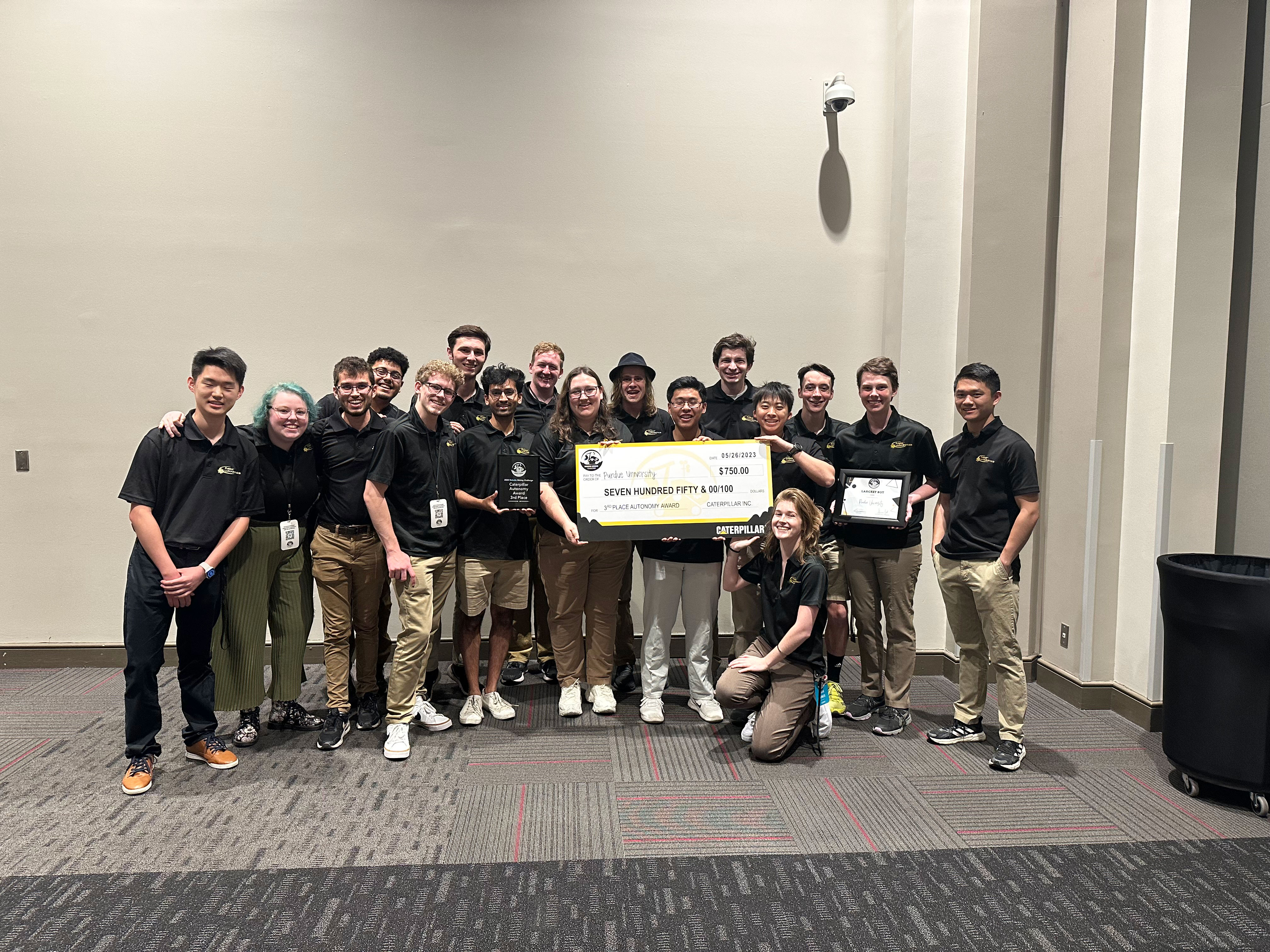 Purdue Lunabotics Award