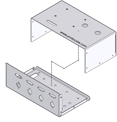 Custom L-Shape Enclosure