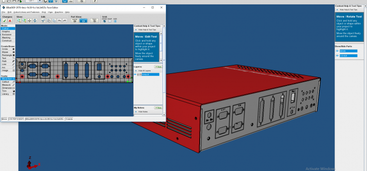 Protocase Designer Face Editor