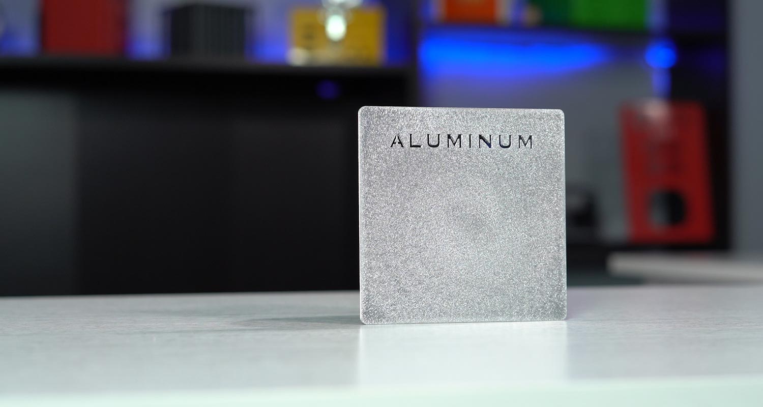 An aluminum part