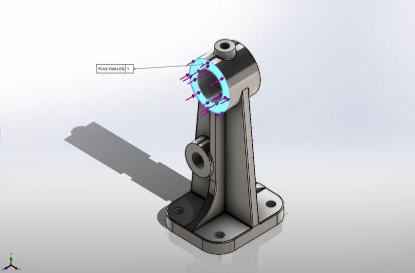 Design in a CAD software