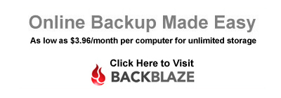 Backblaze Online Backup