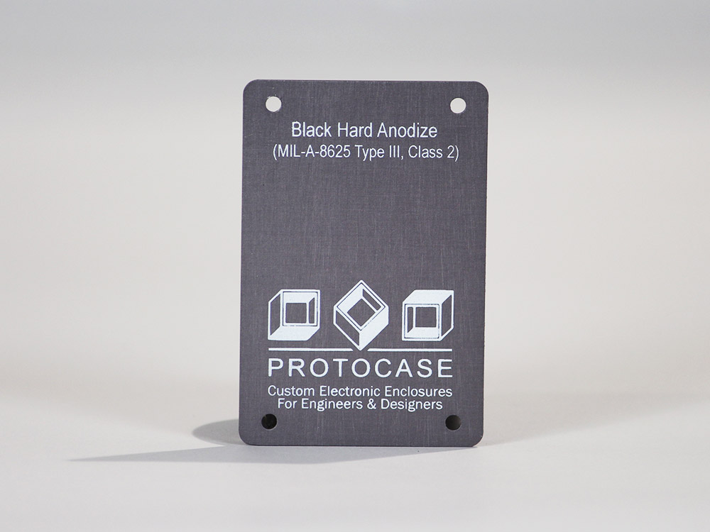Black Hard Anodize (Mil-A-8625 Type III, Class 2)