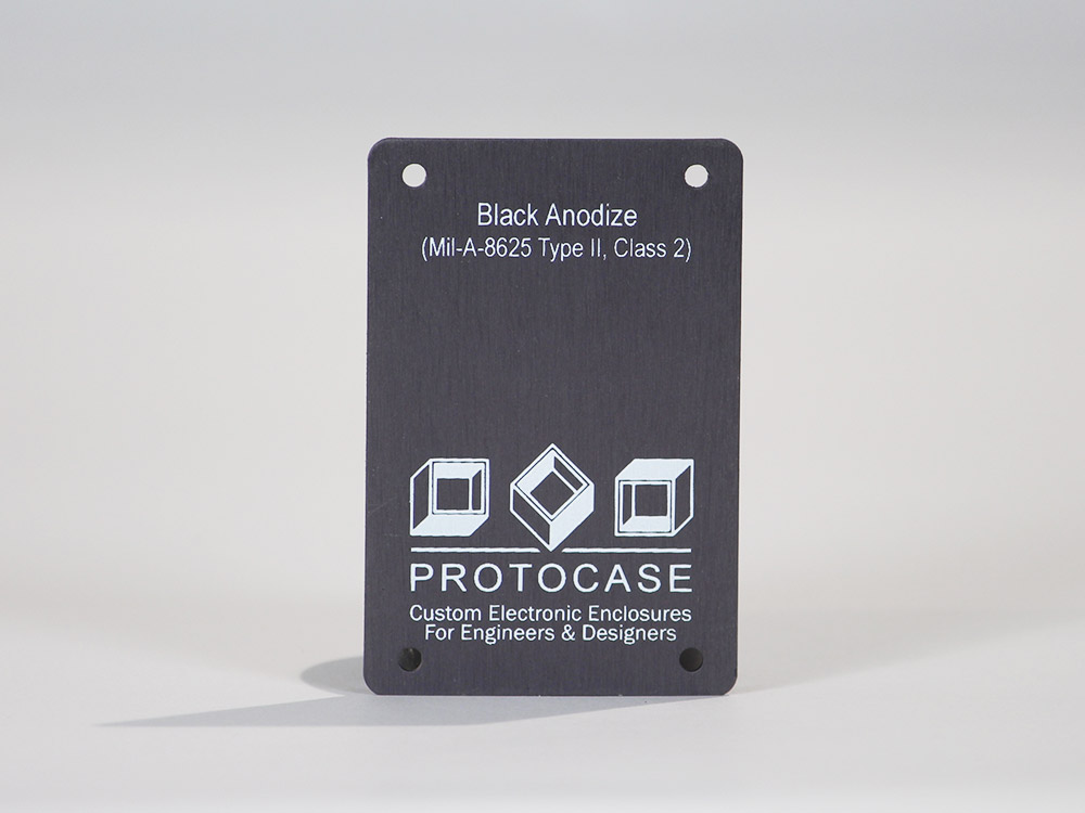 Black Anodize (Mil-A-8625 Type II, Class 2)