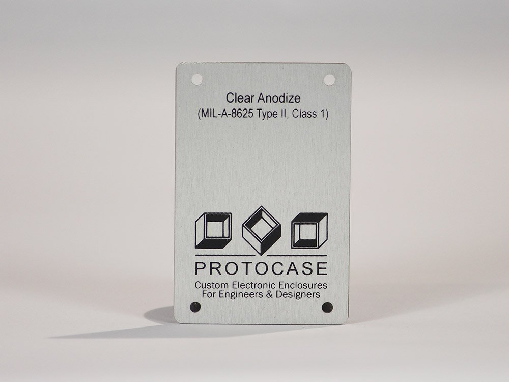 Clear Anodize (Mil-A-8625 Type II, Class 1)