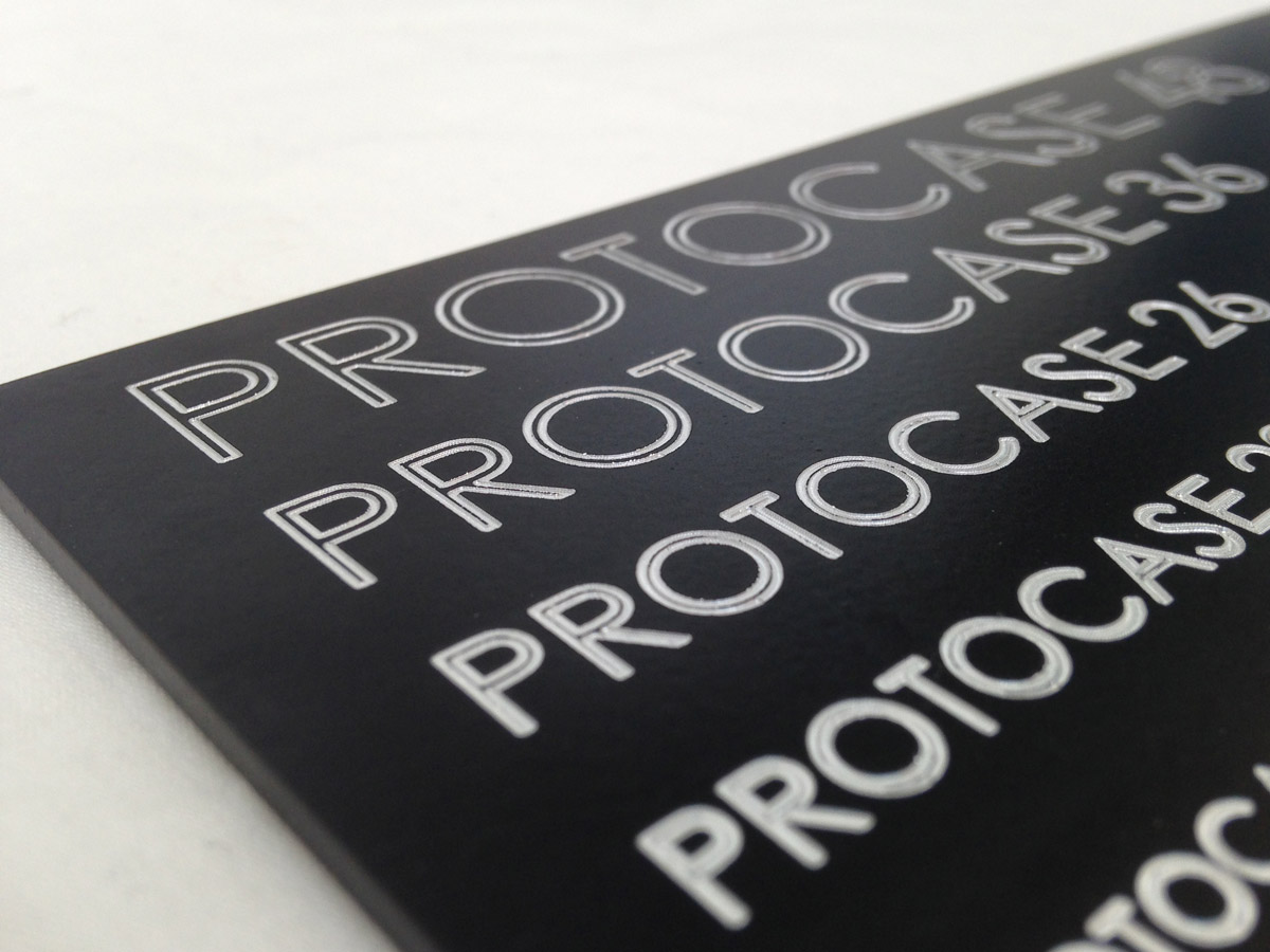 Machined Engraving by Protocase