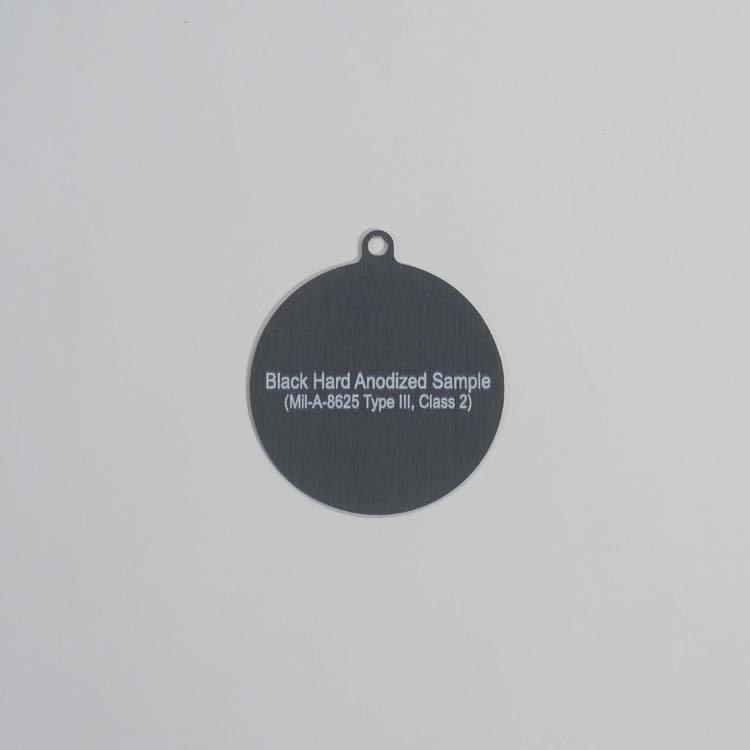 Black Hard Anodize (Mil-A-8625 Type III, Class 2)